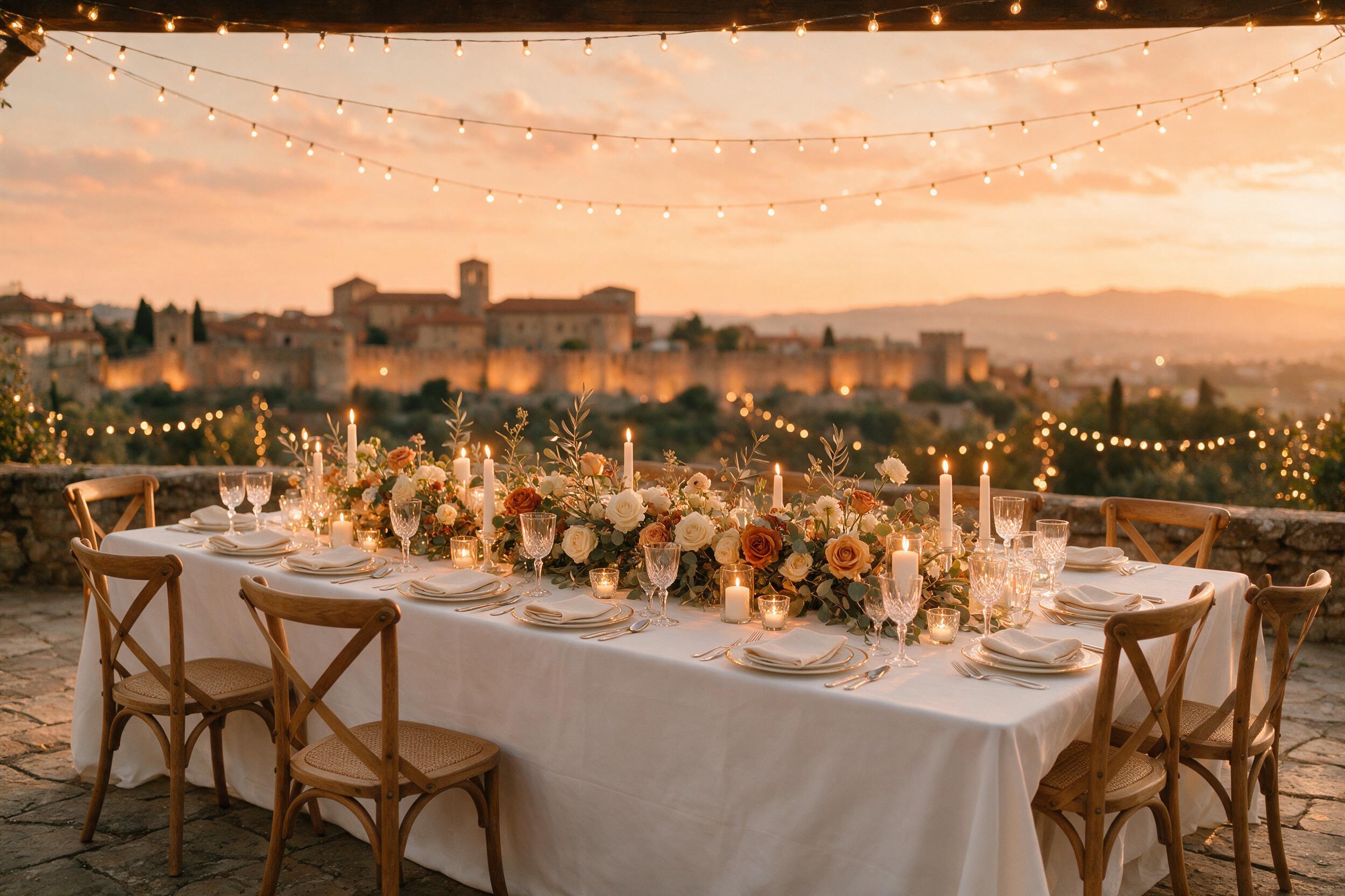 Tu boda con vistas de ensueño.
